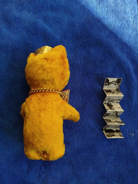 Мишка игрушка СССР,с золотой короной и  фотоальбомом.