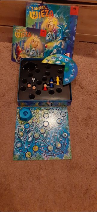 Gra Zaklęta Wieża UNIKAT KOMPLETNA dla dzieci piękna gra