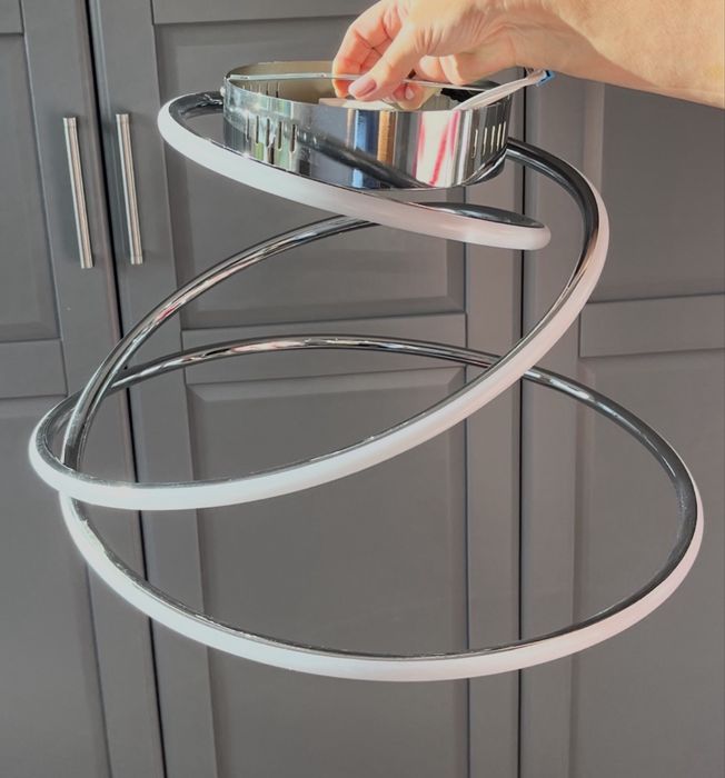 Lampa wiszaca led spiralna Agata Meble