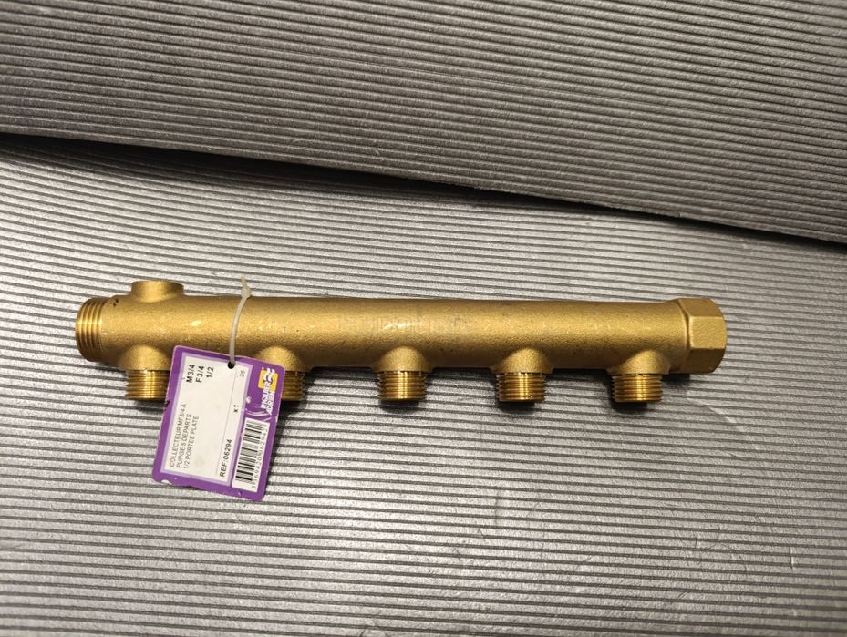 Rozdzielacz c.o kolektor do wody hydrauliki 3/4 1/2