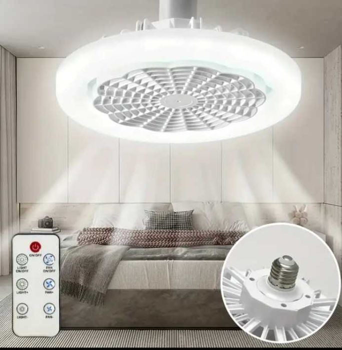 Люстра вентілятор 2 в 1.Три швидкості.Терміново!