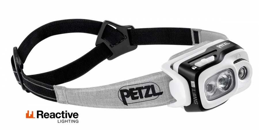 Надпотужний налобний ліхтар Petzl Swift RL (900 люмен)