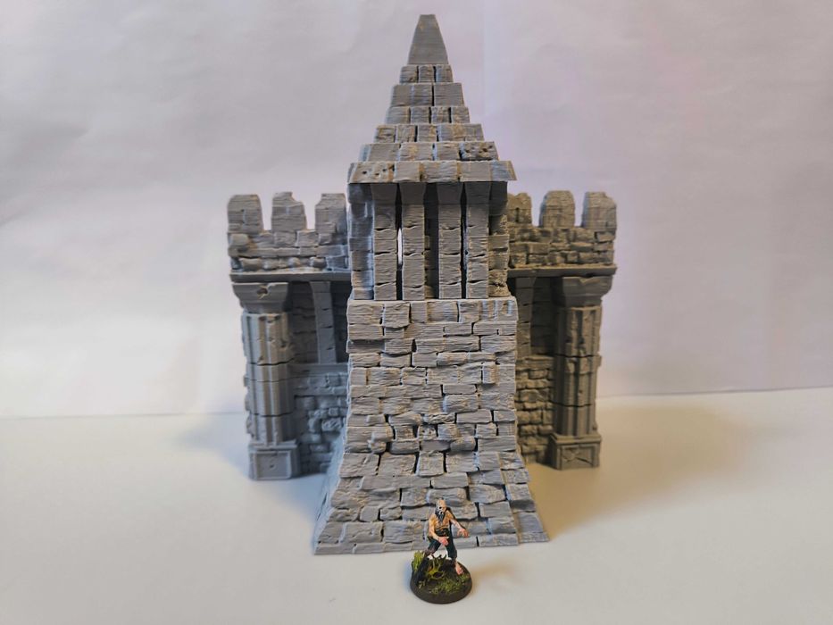 Zrujnowany mur 4(Lost City) RPG Diorama Makieta D&D