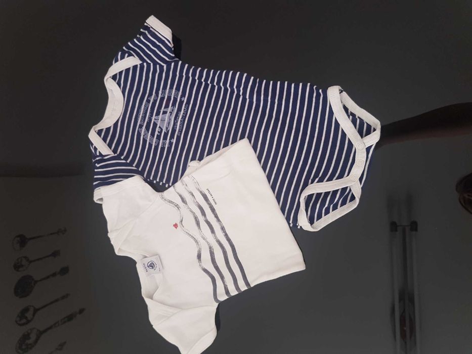7 Bodys bebé 3-6meses_"Petit Bateau" e zara envio gratis