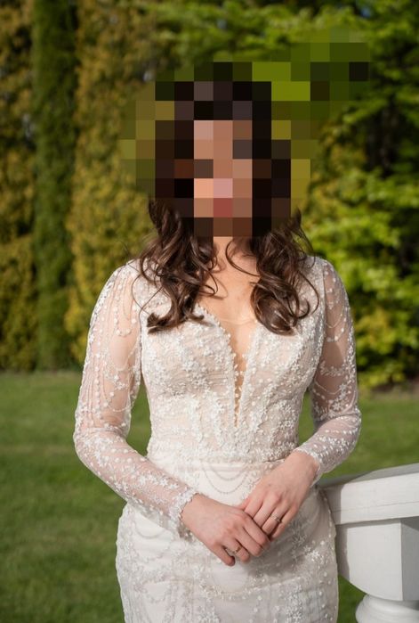 Suknia ślubna rybka