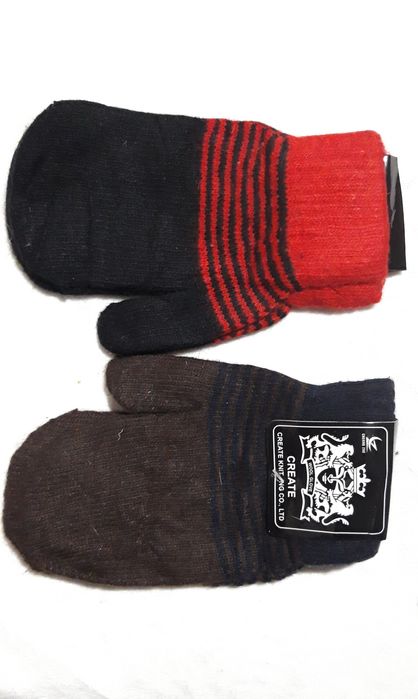 Варежки перчатки шерстяные