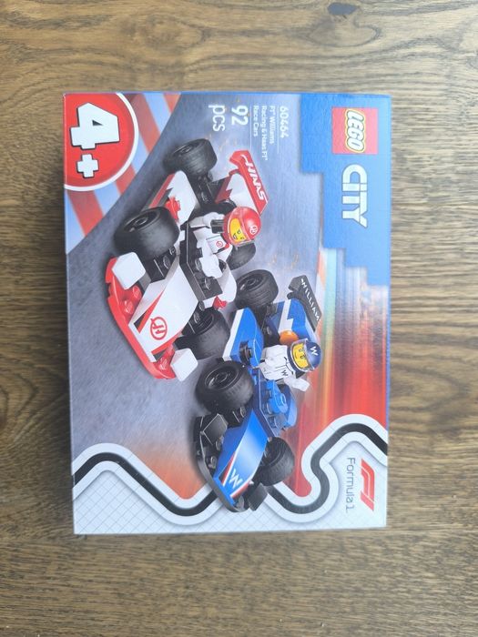 NEGOCJUJ Klocki LEGO City 60464 F1 Bolidy Williams Racing i Haas F1