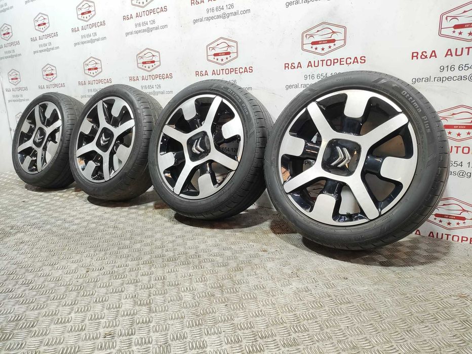 Conjunto Jantes R17 Citroen C4 Cactus de 2014 a 2018 Original
