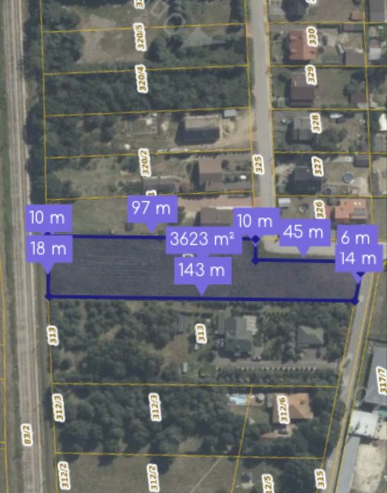 Sprzedam działke budowlaną