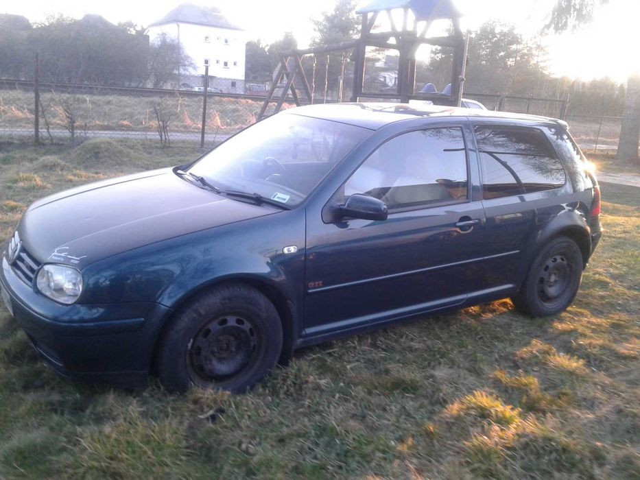 Klapa Tył Tylna VW Golf 4 IV HB Niebieska Zielona Zderzak 3D 5D Lampa