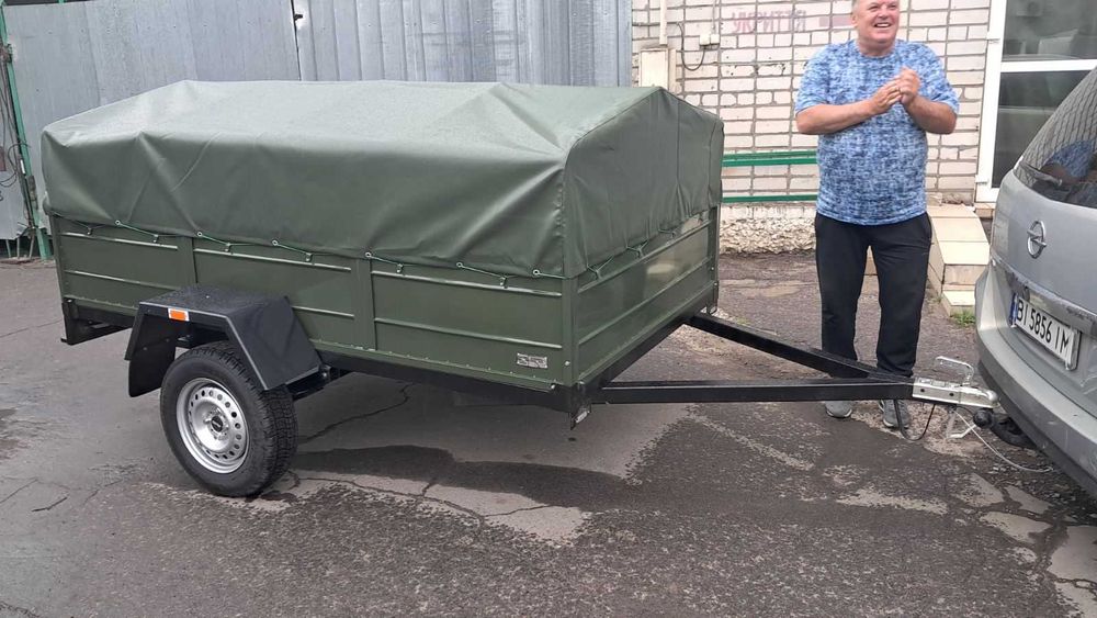 Причіп  2500*1300*450 АЛКО з виробництва Доставка Документи