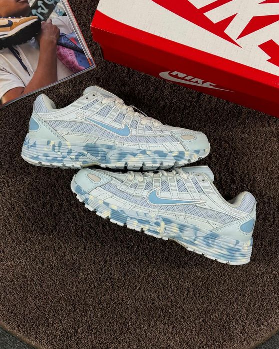 Жіночі Кросівки Nike P-6000 White Blue / Nike P-6000 / Женские Кроссовки Nike / Женские Кроссовки