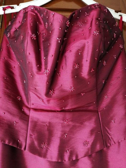 Vestido Bordô IMPECÁVEL