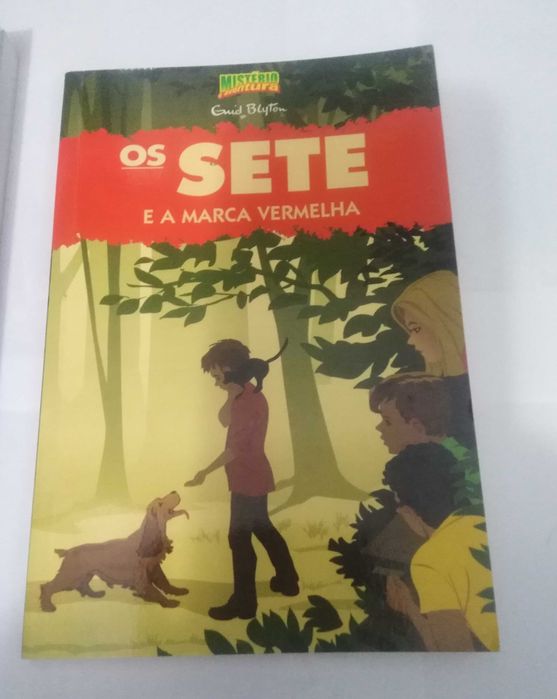 Livro Os Cinco - Nova aventura dos Cinco + Os sete e a Marca Vermelha.