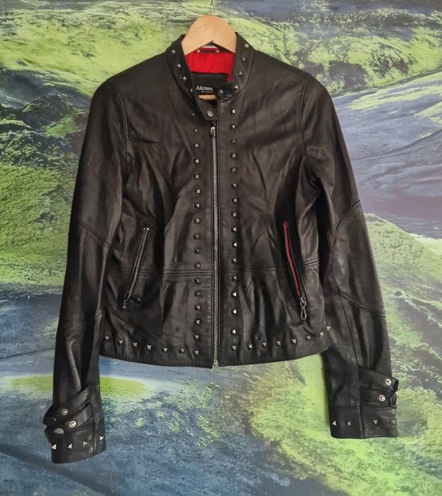 Skorzana kurtka włoskiej firmy Aleksandra
