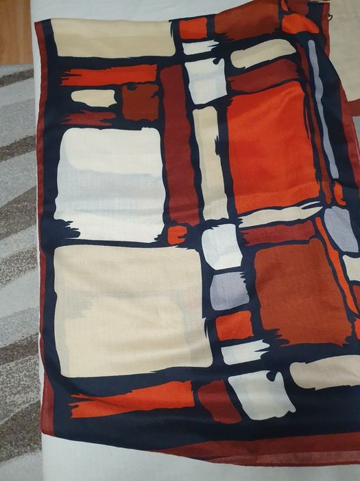 Szal damski z kaszmiru i wiskozy