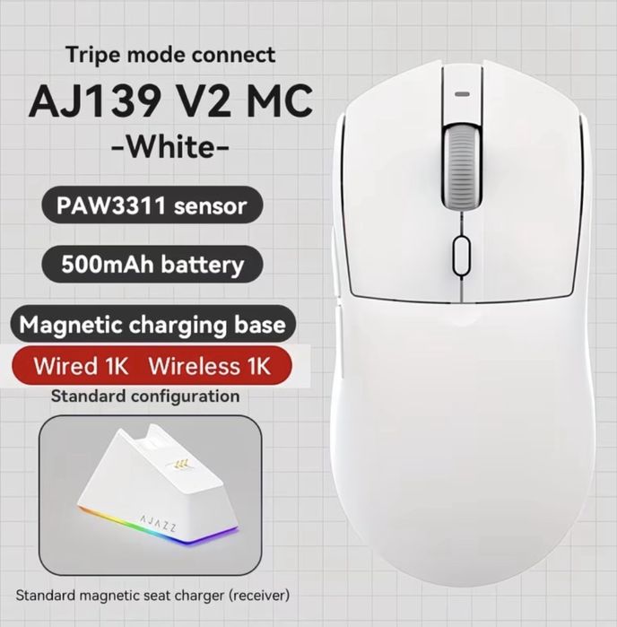 Ajazz aj139 v2 mc ігрова мишка
