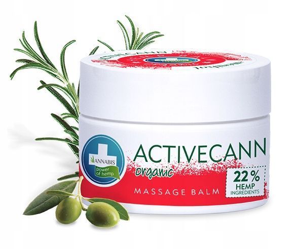 ANNABIS ACTIVECANN Balsam konopny do masażu - 50 ml Organiczny