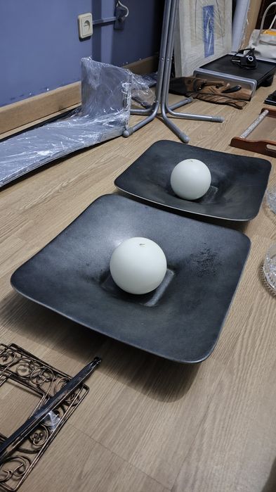 Pratos decorativos + velas