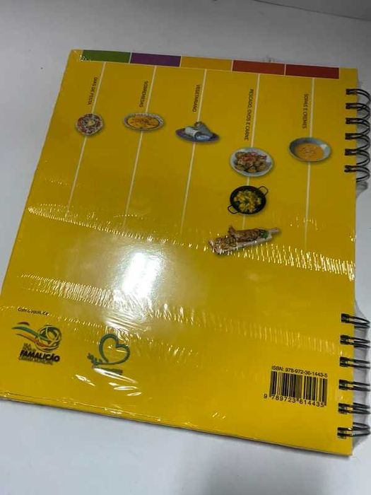 Livro culinária Aprender a Cozinhar com as cores