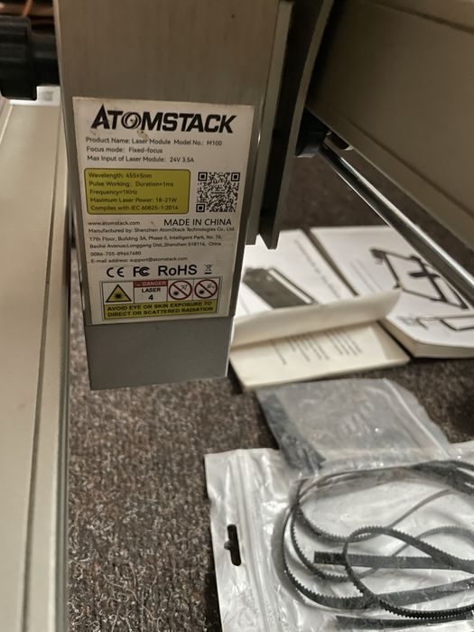 Лазерний гравер ATOMSTACK S20 PRO 20 вт