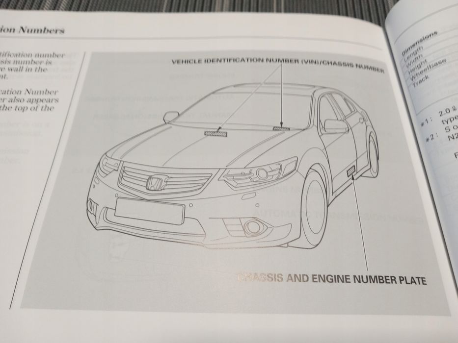HONDA ACCORD VIII gen. 8 Instrukcja obsługi Książka 2011