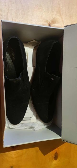 Półbuty zamszowe męskie 40!