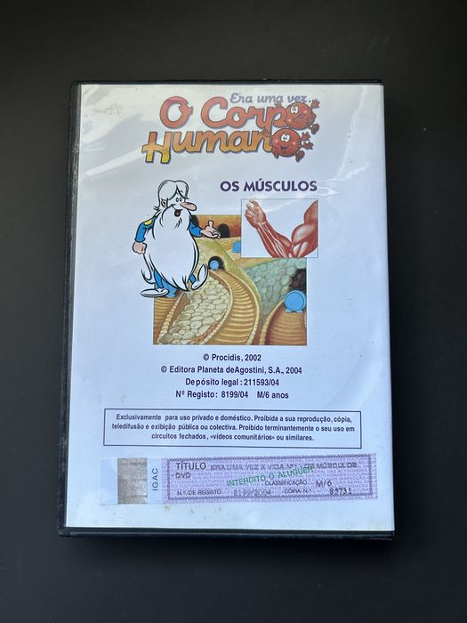 Era uma vez O Corpo Humano". Livros e DVDs da colecção