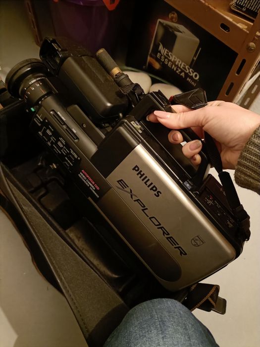 Câmara filmar antiga com avaria Philips