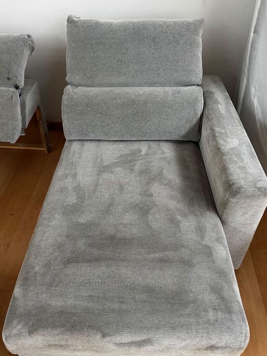 Sofá chaise longue convertível em cama