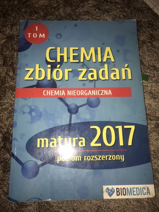 Chemia zbiór zadań Biomedica matura 2017