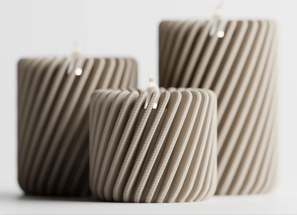 Conjunto de Castiçais Modernos com Base – Design Sofisticado