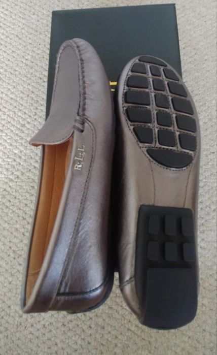 Шкіряні лофери Ralph Lauren p. 36,5