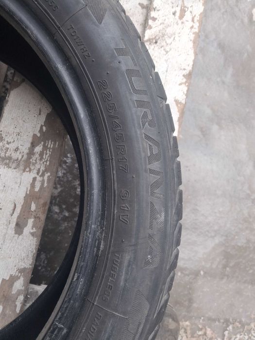 2x używane opony letnie 225/45 R17 Bridgestone Gwarancja montaż
