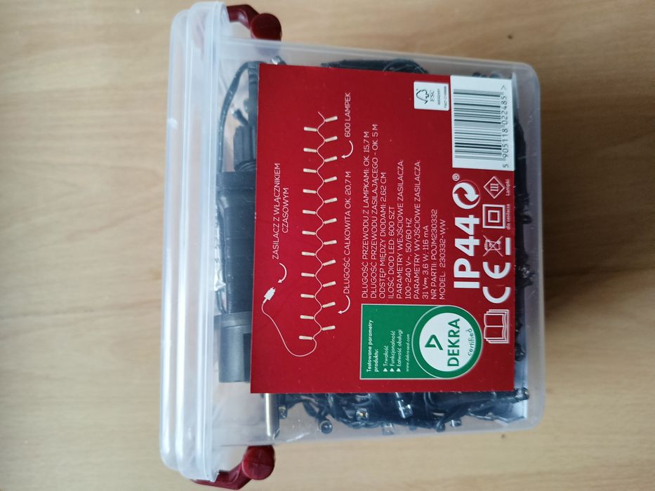 Oświetlenie świąteczne LED 600 lampek