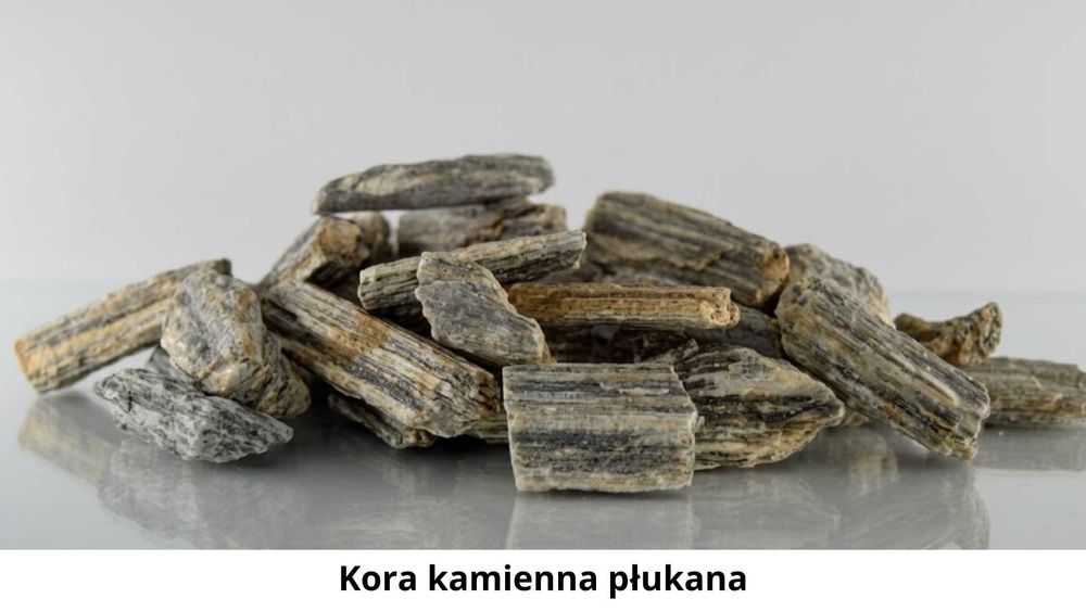 Kora kamienna GNEJS pasiasty | Trwały kamień ozdobny do ogrodu i donic