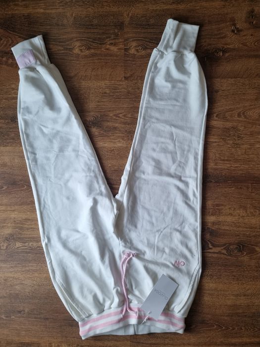 Spodnie damskie OlaVoga Miracle 2025 ecru roz.s