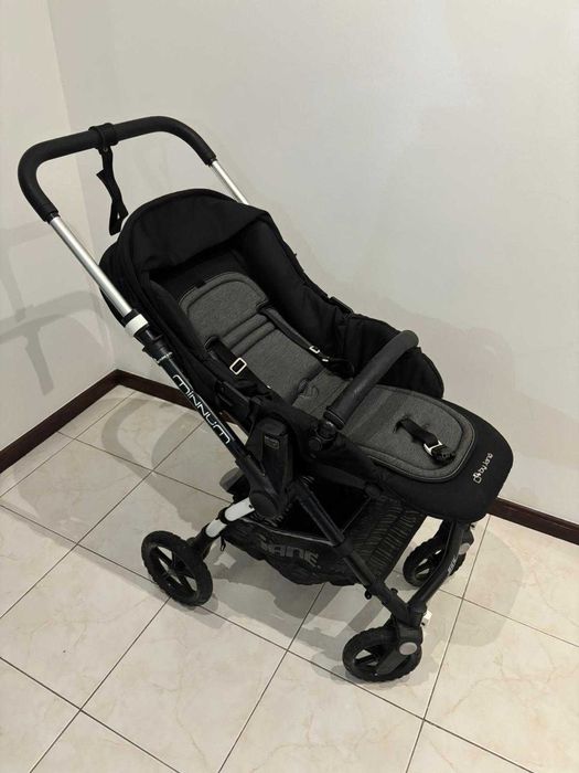 Carrinho de bebe - Conjunto Trio Jané Minnum + Base Isofix +Capa chuva