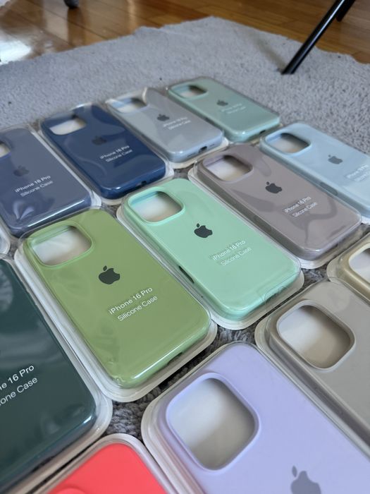 Capas Silicone iPhone 16 Pro