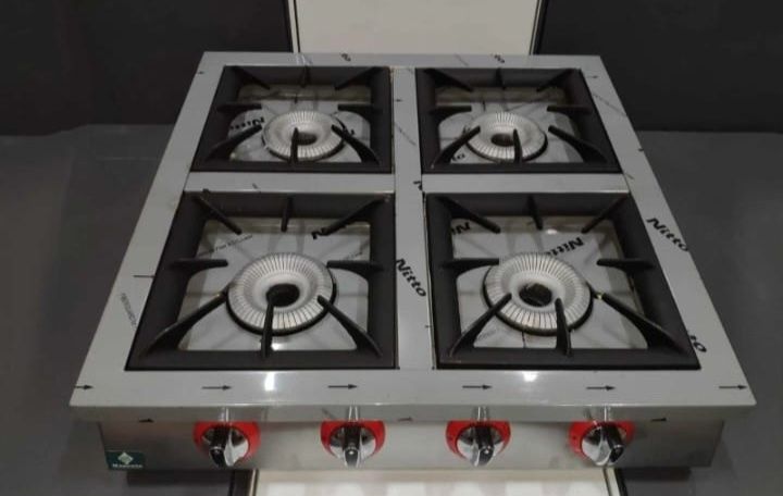 Fogão Industrial de Bancada - 4 Bicos - Nasenia