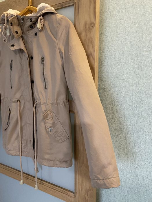 Куртка парко на підлітка бежева