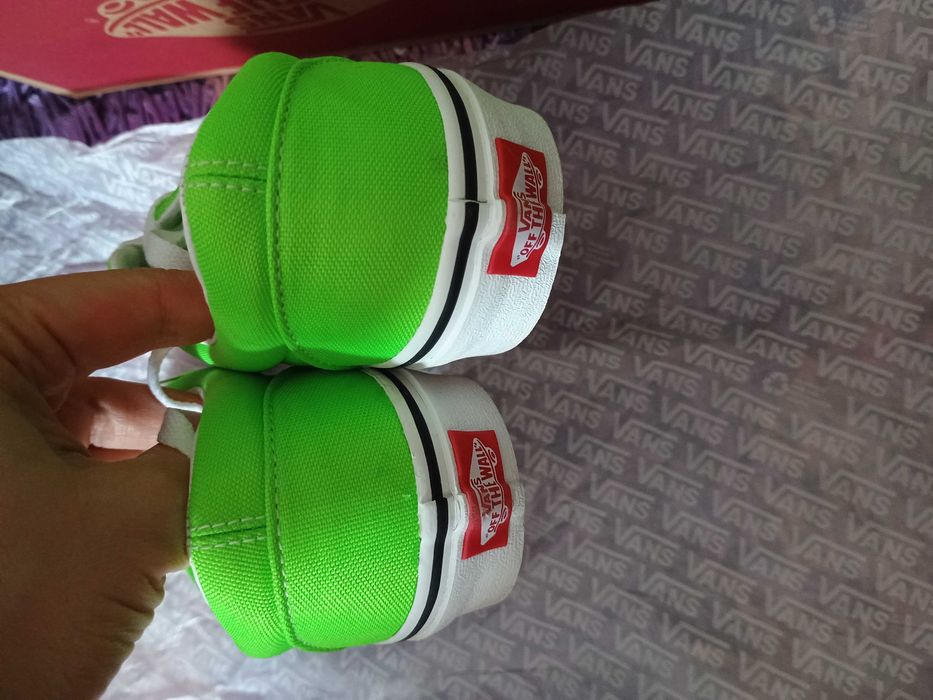Neonowe buty Vans 38,5 wkładka ok 24,5 cm