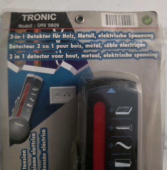 Aparelho Detector Multifunções detecta metal  tensão Electrica etc