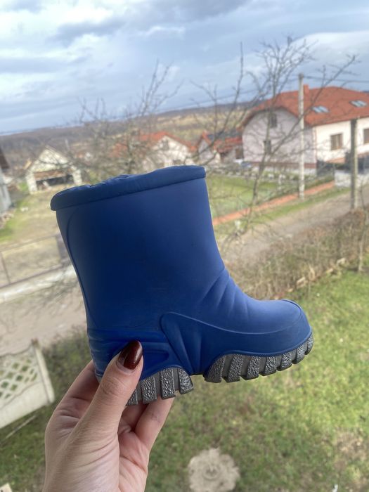 Зимові теплі резинові чоботи, гумаки