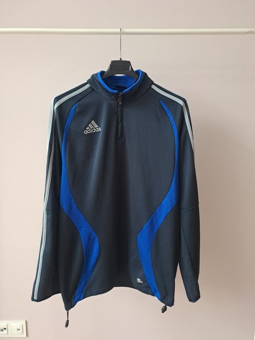 Męska bluza sportowa rozpinana Adidas climacool r.M half zip