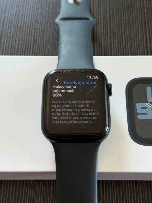 Apple Watch SE 2. Generacji | Zestaw z Boxem | Sprawny | Pasek