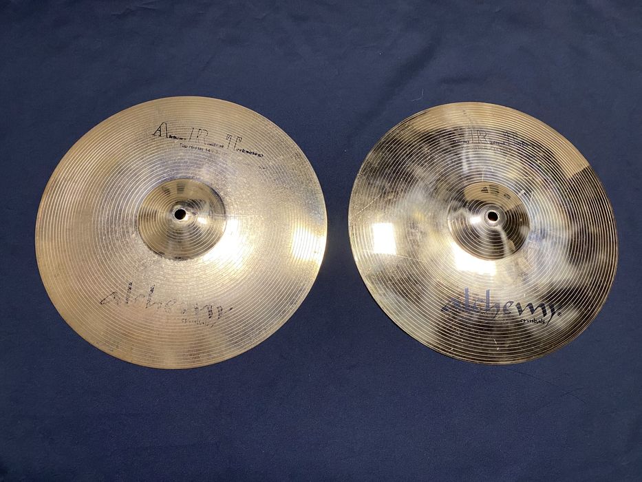 Тарілки хай-хет Alchemy в гарному стані для барабан