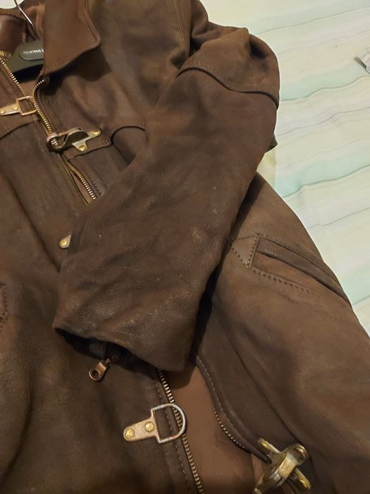 Blusão de pele vintage