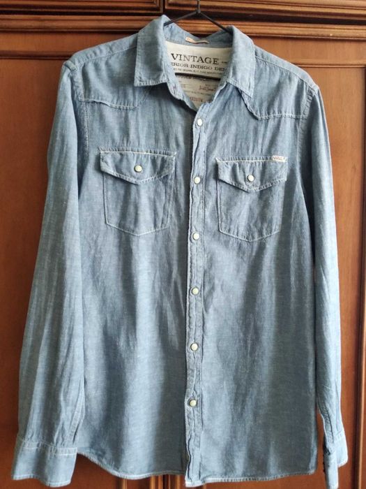Джинсовые мужские рубашки H&M, Jack&Jones, Scotch & Soda