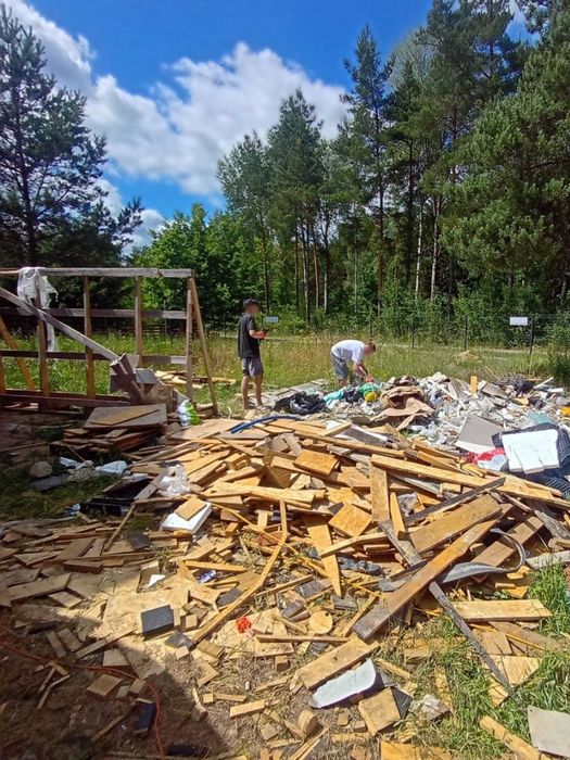 Wywóz odpadów budowlanych śmieci odbiór gabarytów mebli utylizacja